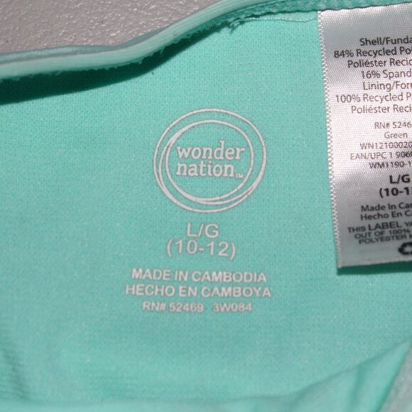 Purple & Blue 2 Pcs Wonder Nation Bikini Swimsuit Size L 10-12 - Picture 4 of 10